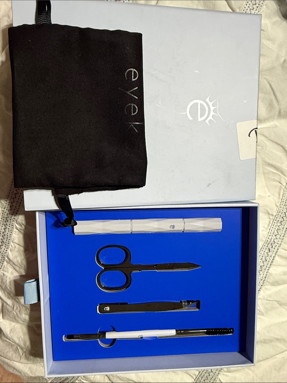 Eyeko Brow Grooming Kit with Black Pouch